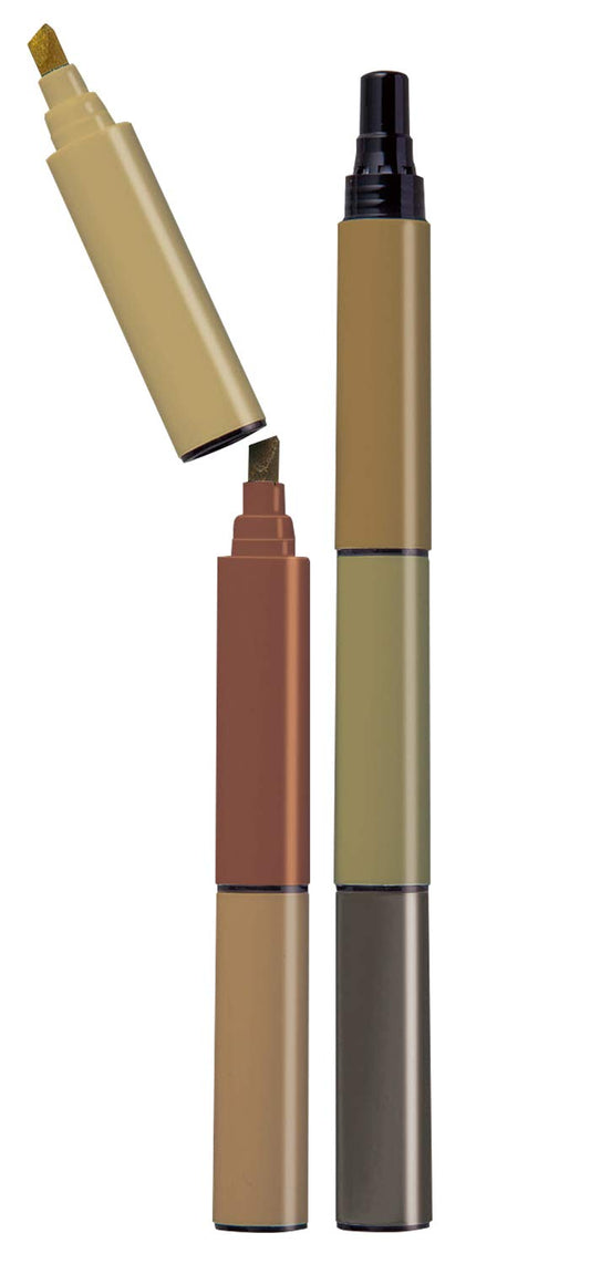 Como Life Scratch Hide Multi-Color Pen, Set of 6 Colors, Scratch Hide Pen, Scratch Hide, Repair Pen, Scratches, Rubbed, Furniture Repair, Marker, Wood Product Repair, Thick Drawing, Fine Drawing, Mix