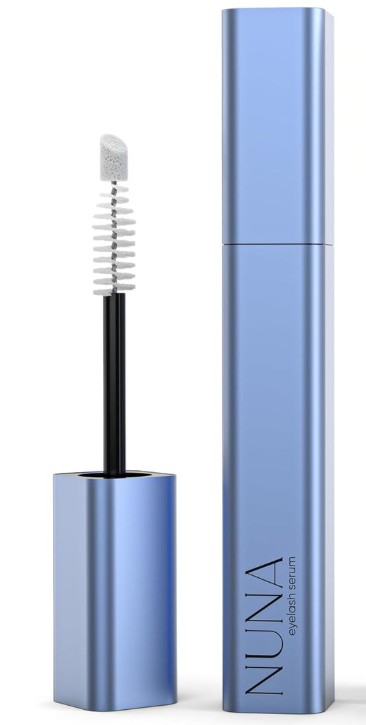 NUNA Suero de apoyo para el crecimiento de pestañas 6ml – Suero potenciador de pestañas y cejas para mujeres y hombres con biotina - Multi péptidos coreanos y extractos naturales – Promueve pestañas