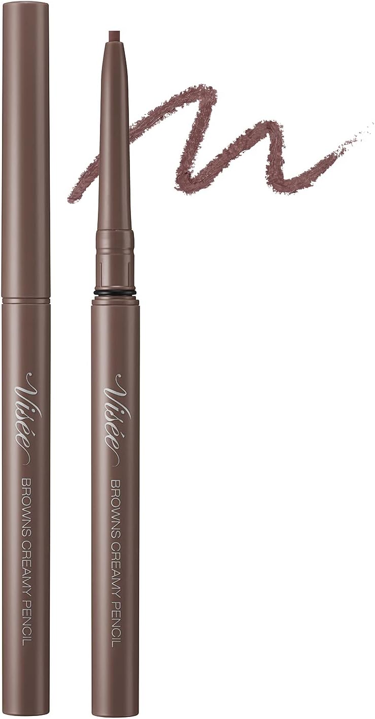 Visee Riche Browns Creamy Pencil Eyeliner Unscented BR303 Greige Brown 0.1g (x1)