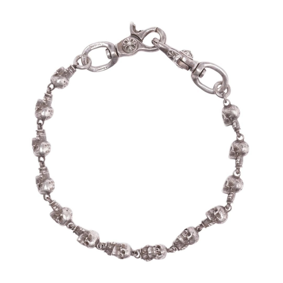 CHROME HEARTS FOTI 'MINI SKULL' 16IN WALLET CHAIN