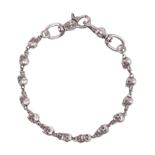 CHROME HEARTS FOTI 'MINI SKULL' 16IN WALLET CHAIN