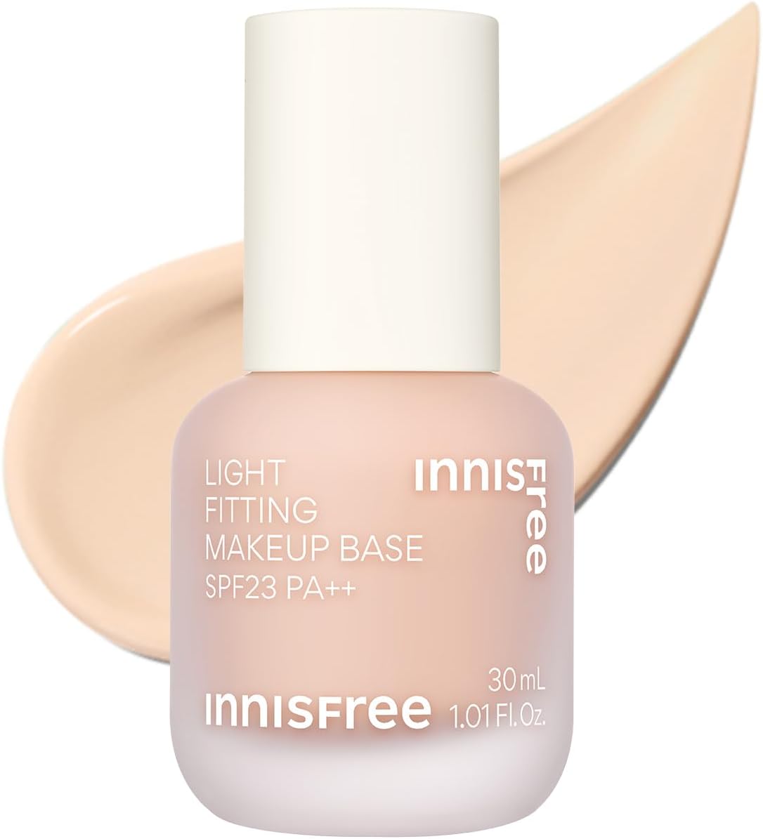 innisfree Light Fitting Makeup Base 3 Peach SPF23 / PA++ 30ml - Authentic