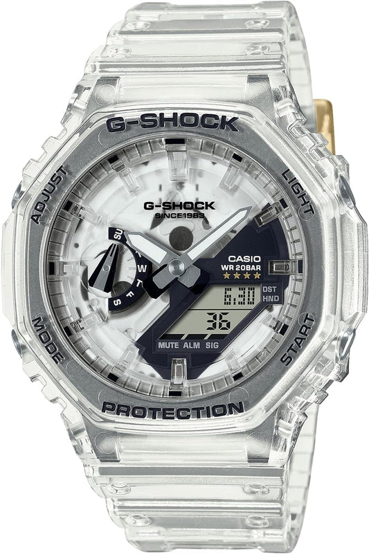 Casio GA-2100 G-Shock 40th Wristwatch, Limited Edition / 40th Anniversary Clear Remix Series, Modern