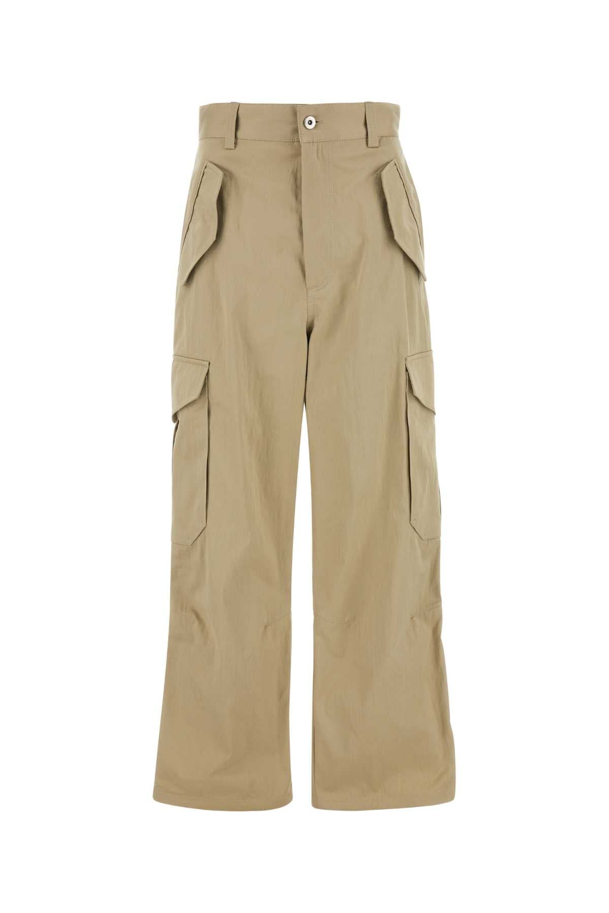Bottega Veneta Beige Cotton Blend Cargo Pant - Image 1