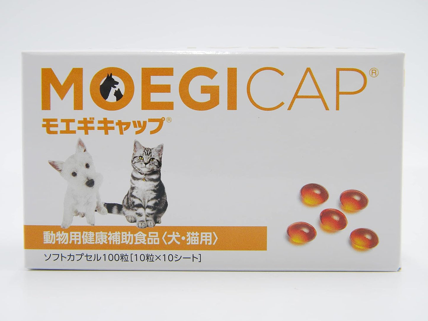 Kyoritsu Pharmaceutical Moegi Cap, 100 Capsules, Yellow Transparent