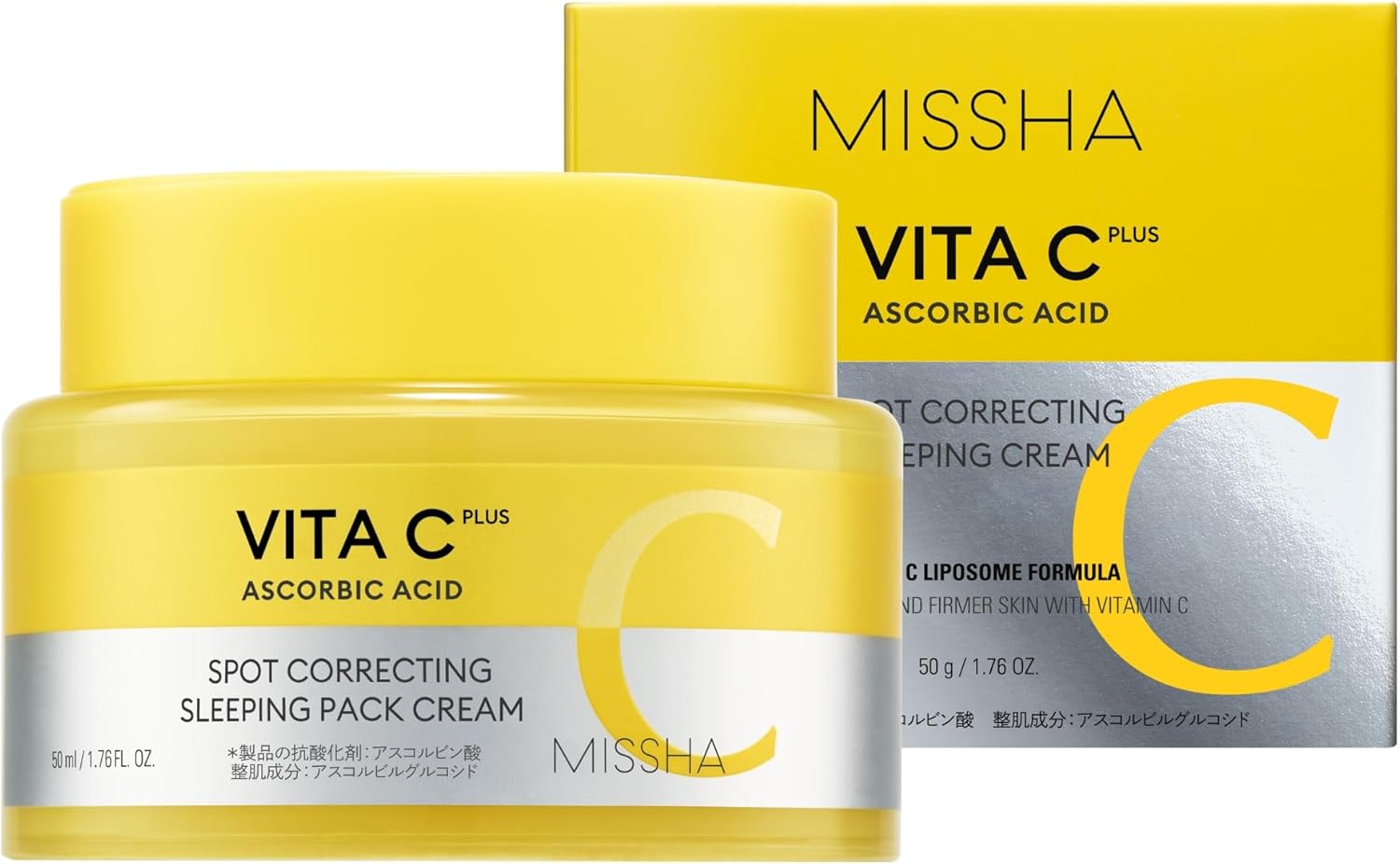 MISSHA BITASY PLUS Sleeping Cream (Night Cream, Non-Rinsing Pack), 1.8 oz (50 g)