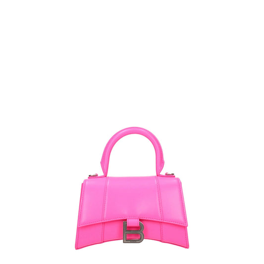 Balenciagaハンドバッグ女性革のピンク/ピンクのフルオ - Image 1