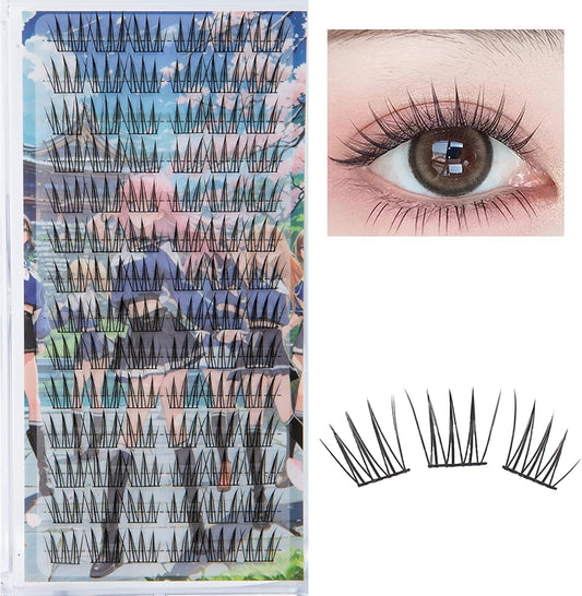 False Eyelashes, Large Capacity, Partial Eyelashes, Bunch, Natural, Partial False Eyelashes, 101