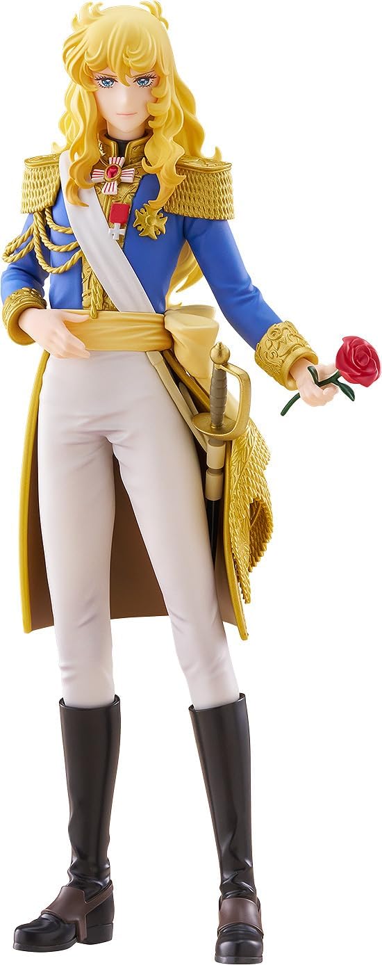 Good Smile Company "Roses of Versailles" Movie Anime POP UP PARADE, Oscar Francois de Giargé, Plastic, Painted and Assembled Product, Non-scale, Exclusive Base Included, Total Height Approx. 7.5