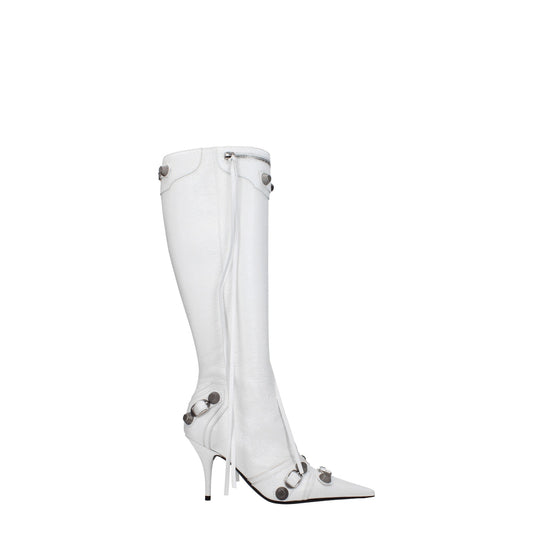 Balenciaga バレンシアガブーツレザーホワイト/光学白 - Image 1