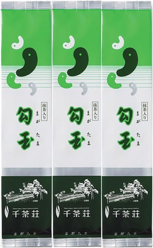 Senchaso Green Tea with Matcha, Magatama 3.5 oz (100 g) x 3 Bottles, Green Tea, Sencha, Japanese Tea, Cold Brew, Cold Tea, Cold Brew, Cold Tea, Leaves and Shimane for Home Use