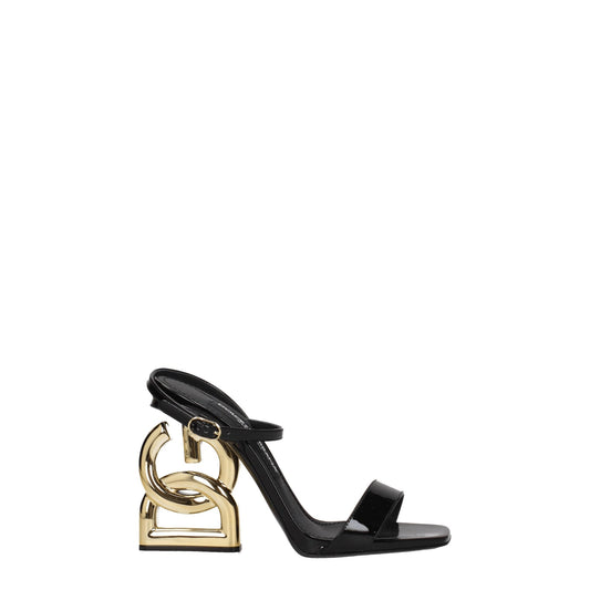 Dolce  Gabbana ドルチェ＆ガッバーナサンダルの女性は黒を塗ります - Image 1