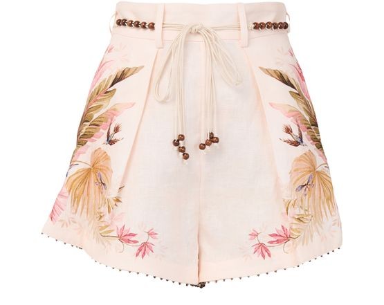 ZIMMERMANN Ascension Tuck shorts - Image 1