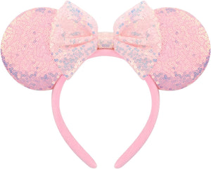 DRESHOW Mouse Ears Bow Sequins Party Decoration Cosplay Costume for Girls and Women