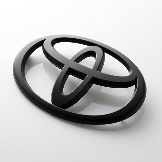 Genuine Parts Paint Toyota Compatible HiAce Wide Matte Black Front Emblem 90975-02176 or 90975-02086