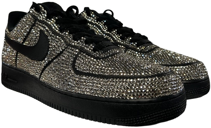 BOSSI 'BLACK/CRYSTAL' RHINESTONE SNEAKER