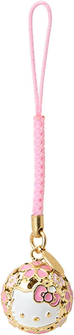 Sanrio 302783 Suzunetsuke Hello Kitty Pink Keychain Strap