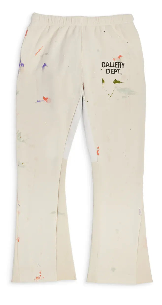 GALLERY DEPT. 'CREAM' PAINTER FLARE SWEATPANTS