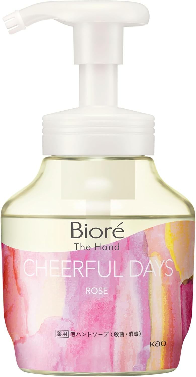 Bioré The Hand Foaming Hand Soap with Fresh Morning Rose Scent Pump