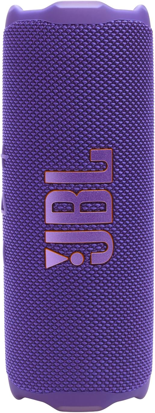 JBL FLIP 7 Portable Speaker Waterproof Dustproof Bluetooth Up to 14+2 Hours Playtime, AURACAST App Supported, USB Audio (Purple)