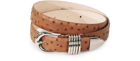 DÉHANCHE Hollyhock Ostrich belt - Image 1