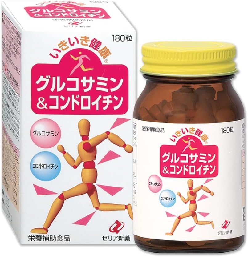 Zeria New Medicine Glucosamine & Chondroitin, 180 Tablets