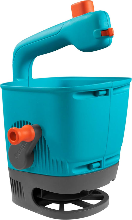 Gardena 00431-20 Seed Sower, Hand Spreader M, Capacity 1.8 L, Spread Range 0.5 m to 4 m [Spread Amount 4-Stage Adjustment] [For Lawn Fertilizer Spreading] [German Gardening Brand]