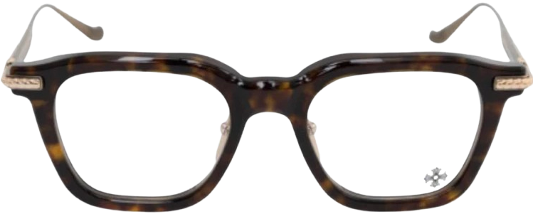 CHROME HEARTS 'CUMPTION' DARK TORTOISE SUNGLASSES