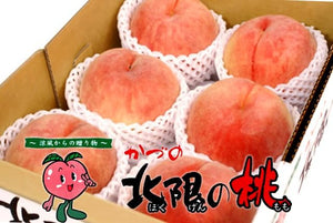 JA Kazuki no Northern Limited Peach, 5.5 lbs (2.5 kg), 6 - 9 Pieces Made in Akita Prefecture | Shipped Sequentially From Late August