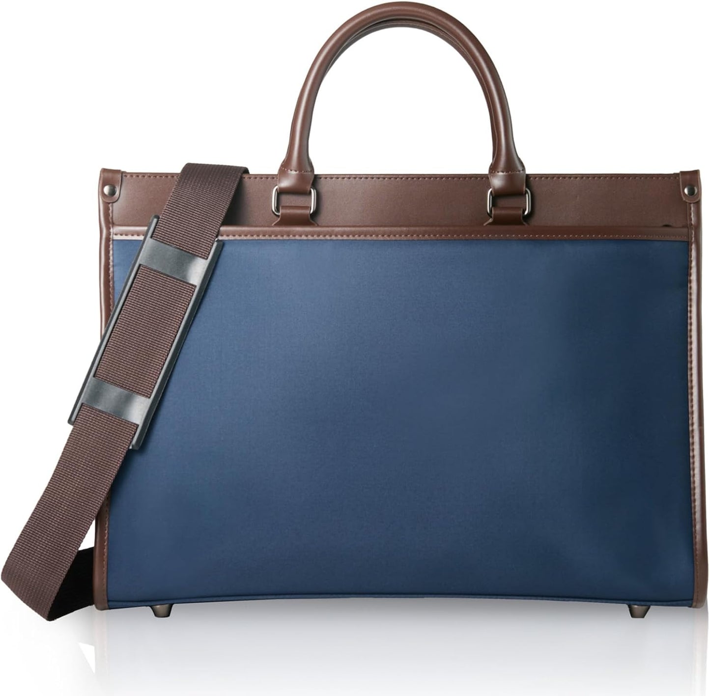 Grevio Men's Business Bag, Large Capacity, Water Repellent, Freestanding, Business Trip, Job Hunting Bag, Recruit Bag, A4, Black, Navy, Navy Blue