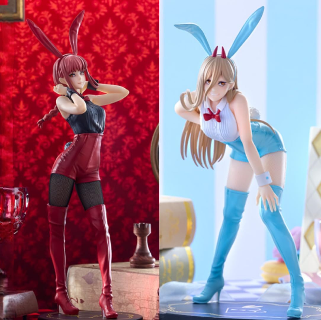 ラウンドワン限定 フィギュア チェンソーマン BiCute Bunnies マキマ パワー 公式 2種