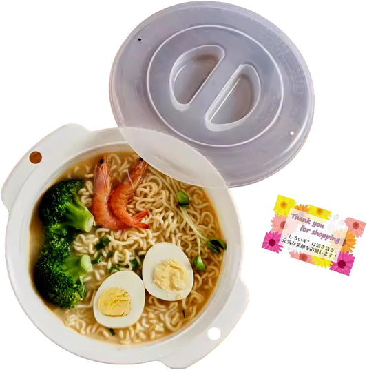 (Made in Japan) Instant Dedicated Pot and Bowl Not Required, Microwave Cooker, Ramen with Vegetables, Easy Clean-Up!