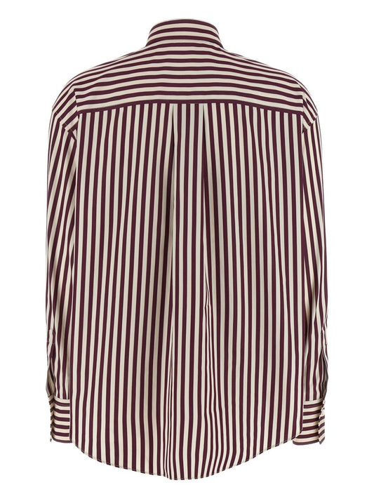 Brunello Cucinelli Striped Cotton Shirt - Image 1