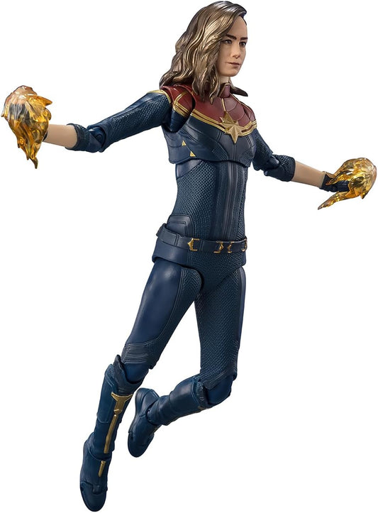 S.H. Figuarts Captain Marvel Approx. 5.9 inches (150 mm), ABS & PVC, Pre-painted Action Figure