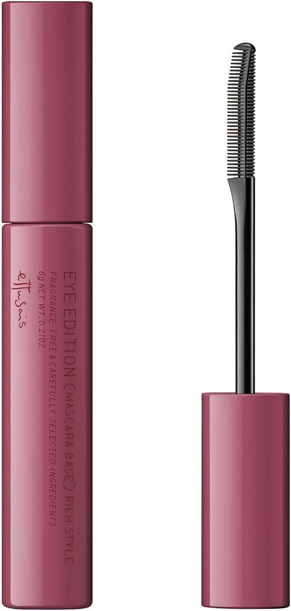 ettusais Eye Edition (Mascara Base) Rich Style 02 Burgundy Pink Eyelash Makeup Foundation Mascara Mascara Mascara Base Waterproof Formula, 6 Grams (x1)
