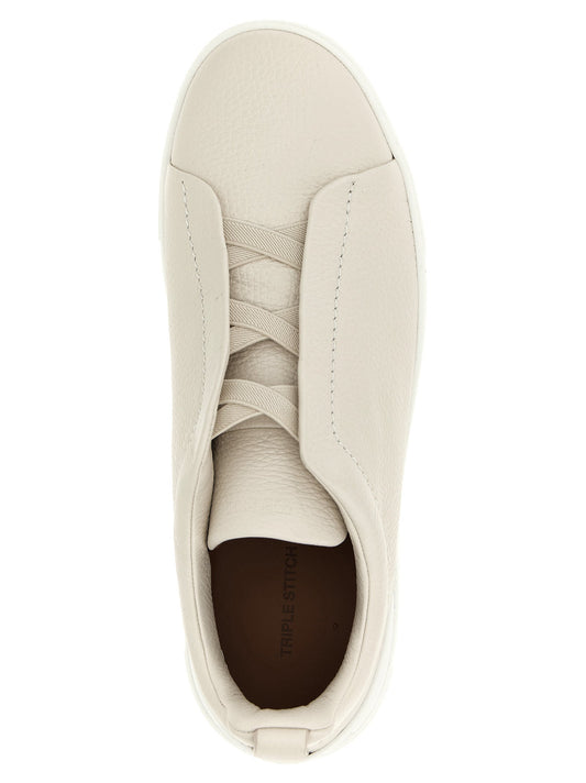 Zegna 'Triple Stitch'スニーカー - Image 1