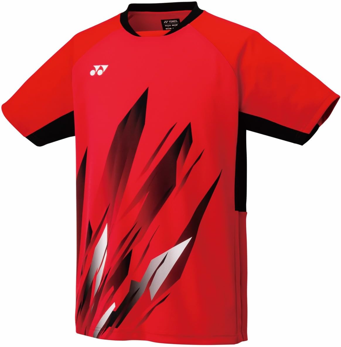 Racquet Field 10668 Men's Game Shirt, Soft Tennis, Badminton Wear, Soft Tennis, Badminton Wear, Fitted Style, 10668, Short Sleeve, UV Protection, Sweat Absorbent, Quick Drying, Antistatic, Stretch