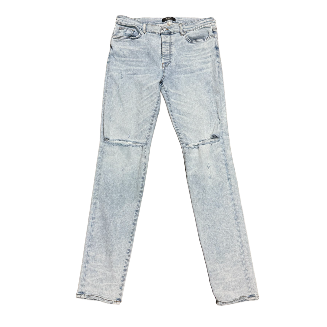 AMIRI 'LIGHT BLUE' DISTRESSED JEANS