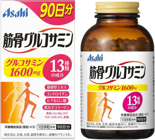Asahi Group Food, Chondroitin, Hyaluronic Acid, Collagen Supplement, 720 Tablets