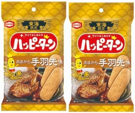 Set of 2 Tokai Limited Nagoya Souvenirs, Shachihoko, Happy Turn, Chicken Wings Flavor, Nagoya Flavor
