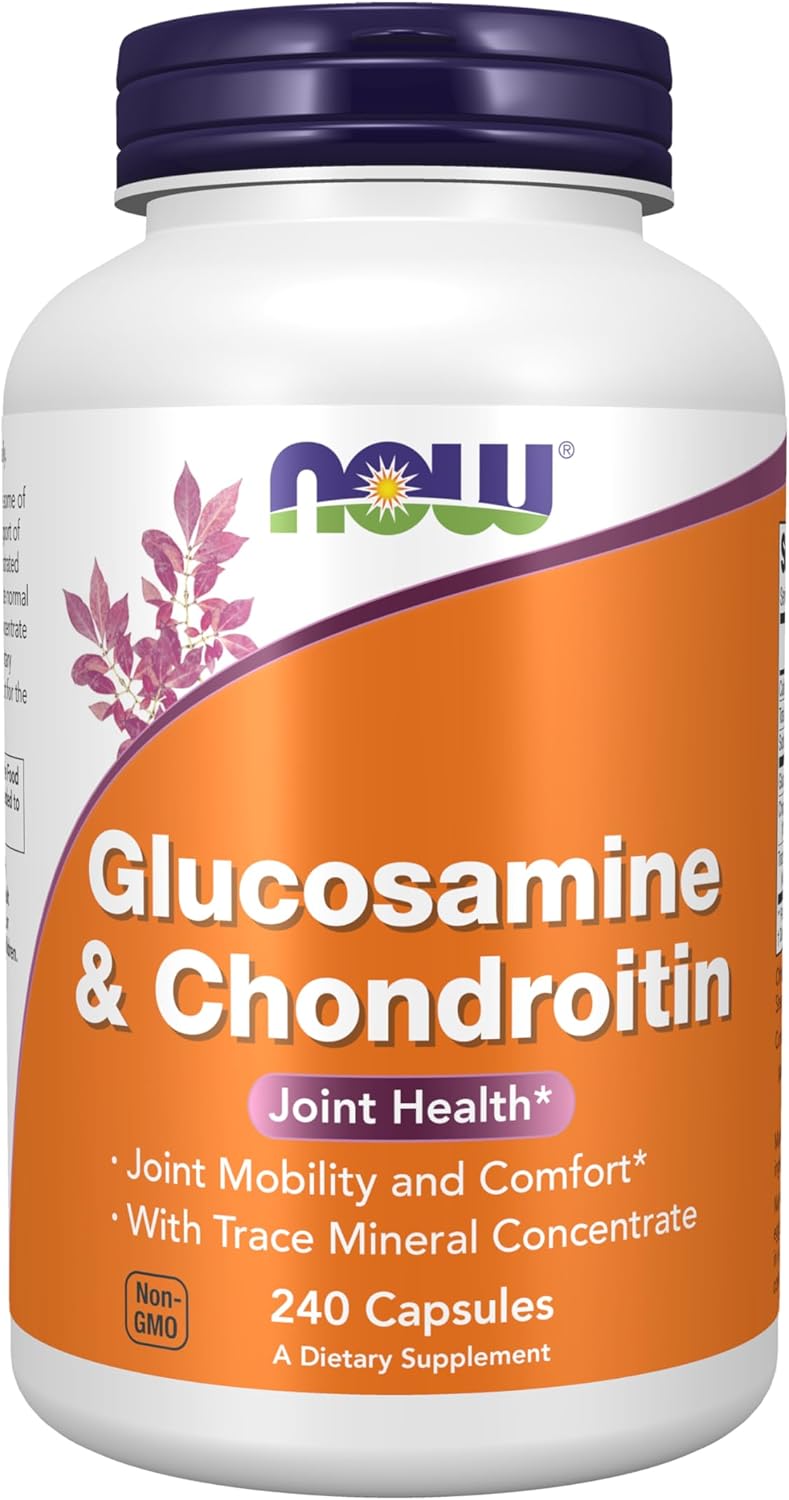 Now Foods Glucosamine & Chondroitin Trace Mineral 240 Cap