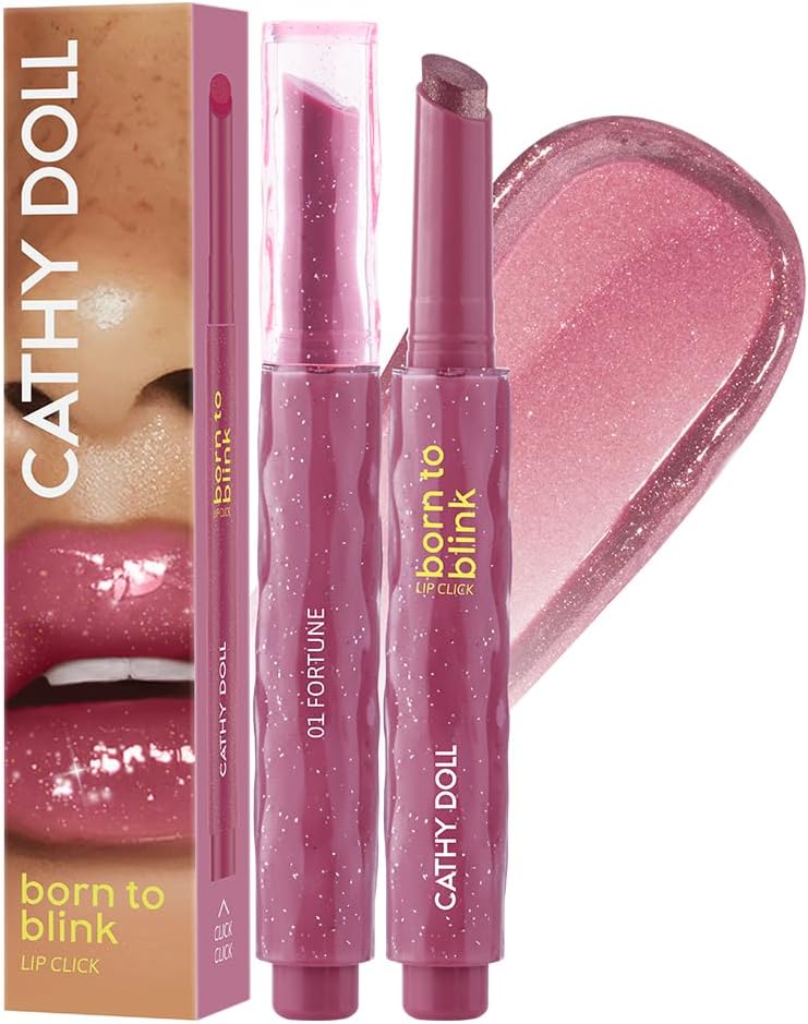 [Lamellip] Bone to Blink Lip Click, Cathy Doll (Cathy Doll) / Lipstick, Popular Ranking, Glossy Lip, Glossy, Glitter, Sparkling, Gemstone Lip, Colored Lip, Color Lip, Thai Cosmetics, Lip Serum, Lip