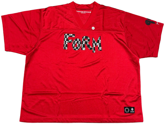 CHROME HEARTS MATTY BOY '99 FORM' RED MESH JERSEY