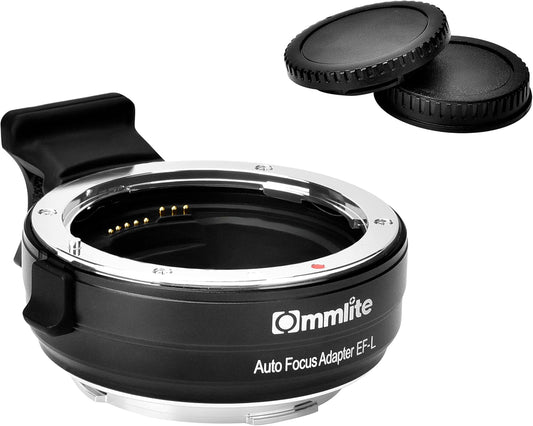 Commlite CM-EF-L Mount Adapter, Canon EF/EF-S Lens to SIGMA FP, Panasonic S5 S1, S1R, S1H, Leica SL601 SL2 L Mount Adapter, Mount Conversion Adapter, for L Mount, Lens Adapter Ring for Camera