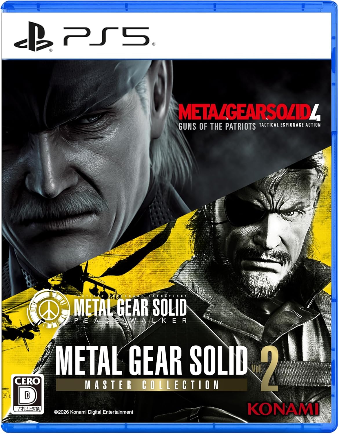 METAL GEAR SOLID : MASTER COLLECTION Vol.2 -PS5 【限定】 オリジナルPC＆スマホ壁紙 配信 カムフラージュ&ユニフォームDLC 同梱