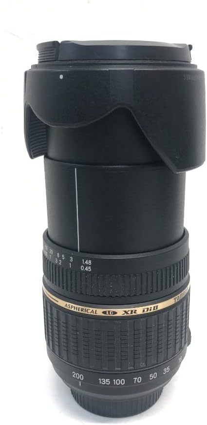 TAMRON HIgh Magnification Zoom Lens AF 0.71–7.9 inches (18–200mm) F3.5–6.3 XR Dill, For APS-C Only, A14