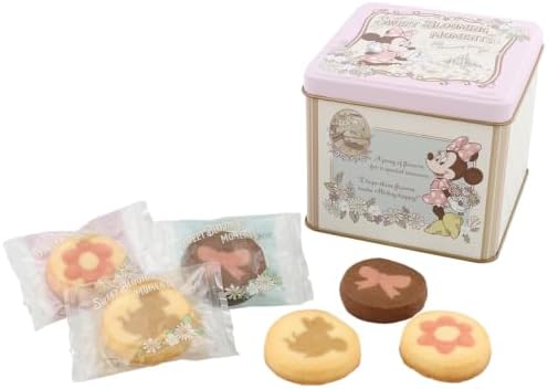 Tokyo Disney Resort Exclusive Minnie Mouse Cookie Tin TDR TokyoDisneyResort Snacks, Souvenirs, Disney Goods, Gift (1 Piece)