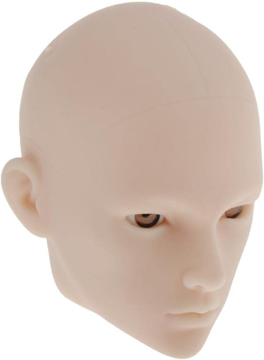 F Fityle 1/6 Doll Head Carving Head Male Doll Head Sculpt Figure Head BJD Doll DIY