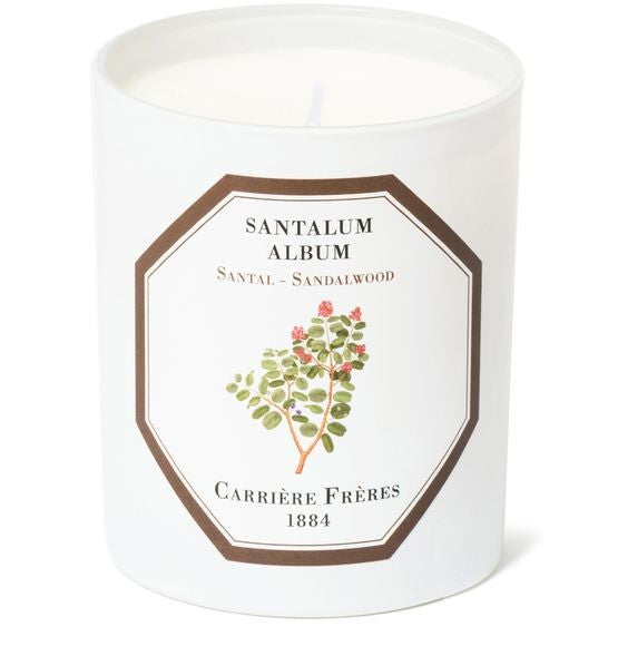 CARRIERE FRERES フレグランスキャンドル サンタル - サンタラム アルバム 185g - Image 1