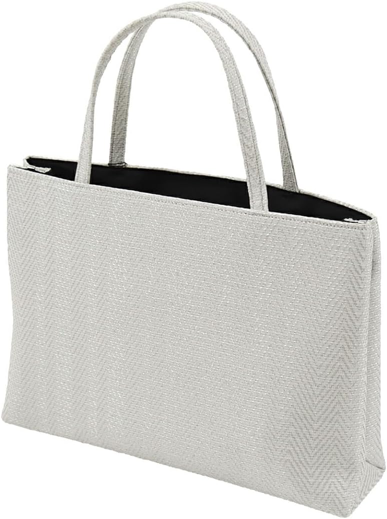 Nagomiya Kimono Bag, Formal, Made in Japan, Bishu Woven Jacquard Tote Bag, Kimono Bag, Sleeve Closure, Visiting Wear, Solid Color, Handbag, Women's